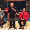 Ketua PDIP Kng saat memberikan keterangan terkait Konfercab PDIP Kuningan.